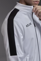 Детский спортивный костюм KELME Tracksuit (White/Black)