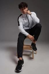 Детский спортивный костюм KELME Tracksuit (White/Black)