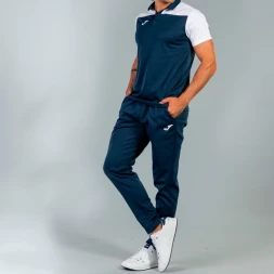 Поло JOMA HOBBY Темно синий-белый
