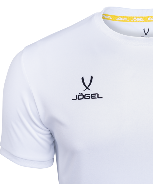 Футболка футбольная JOGEL CAMP Origin, белый/черный, детский