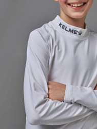 Детское термобелье (верх) утепленное KELME Long Sleeve T-Shirt Kid White