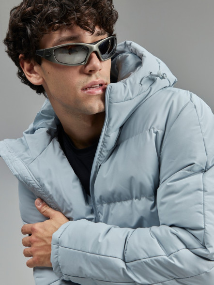 Пуховик FN Snowfall Long Grey