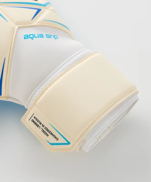 Перчатки вратарские JOGEL Legend UL4 Aqua Roll Negative, белый