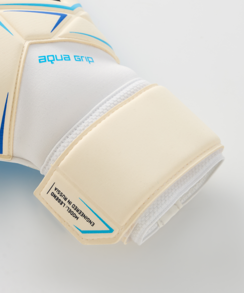 Перчатки вратарские JOGEL Legend UL4 Aqua Roll Negative, белый