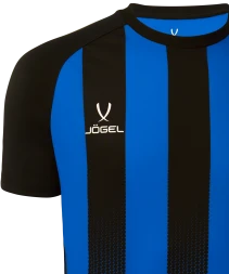 Футболка игровая JOGEL CAMP Striped Jersey, синий/черный, детский