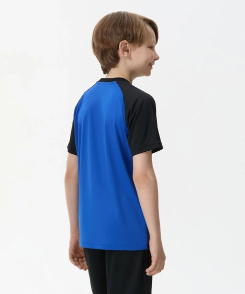 Футболка игровая JOGEL CAMP Striped Jersey, синий/черный, детский