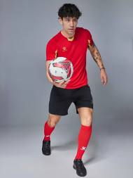 Футбольная форма KELME Short-Sleeved Football Suit (Red/Black)
