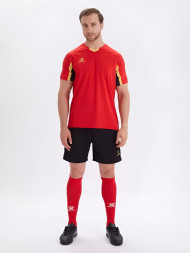 Футбольная форма KELME Short-Sleeved Football Suit (Red/Black)