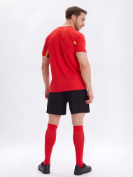 Футбольная форма KELME Short-Sleeved Football Suit (Red/Black)