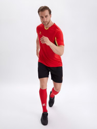 Футбольная форма KELME Short-Sleeved Football Suit (Red/Black)