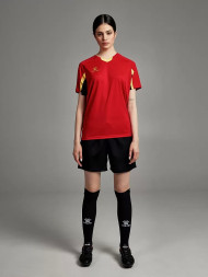 Футбольная форма KELME Short-Sleeved Football Suit (Red/Black)