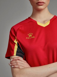 Футбольная форма KELME Short-Sleeved Football Suit (Red/Black)